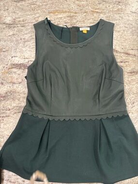 Leifsdottir Anthropologie Leather Peplum